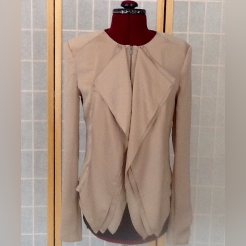 BCBG Flora Ruffle Jacket - Picture 2 of 8